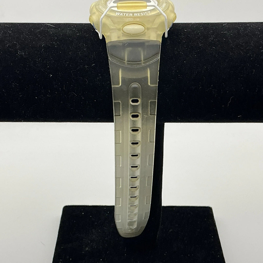 Vtg CASIO Baby-G Shock BG-142 Model 1564 Digital Unisex Watch Clear NEW BATTERY