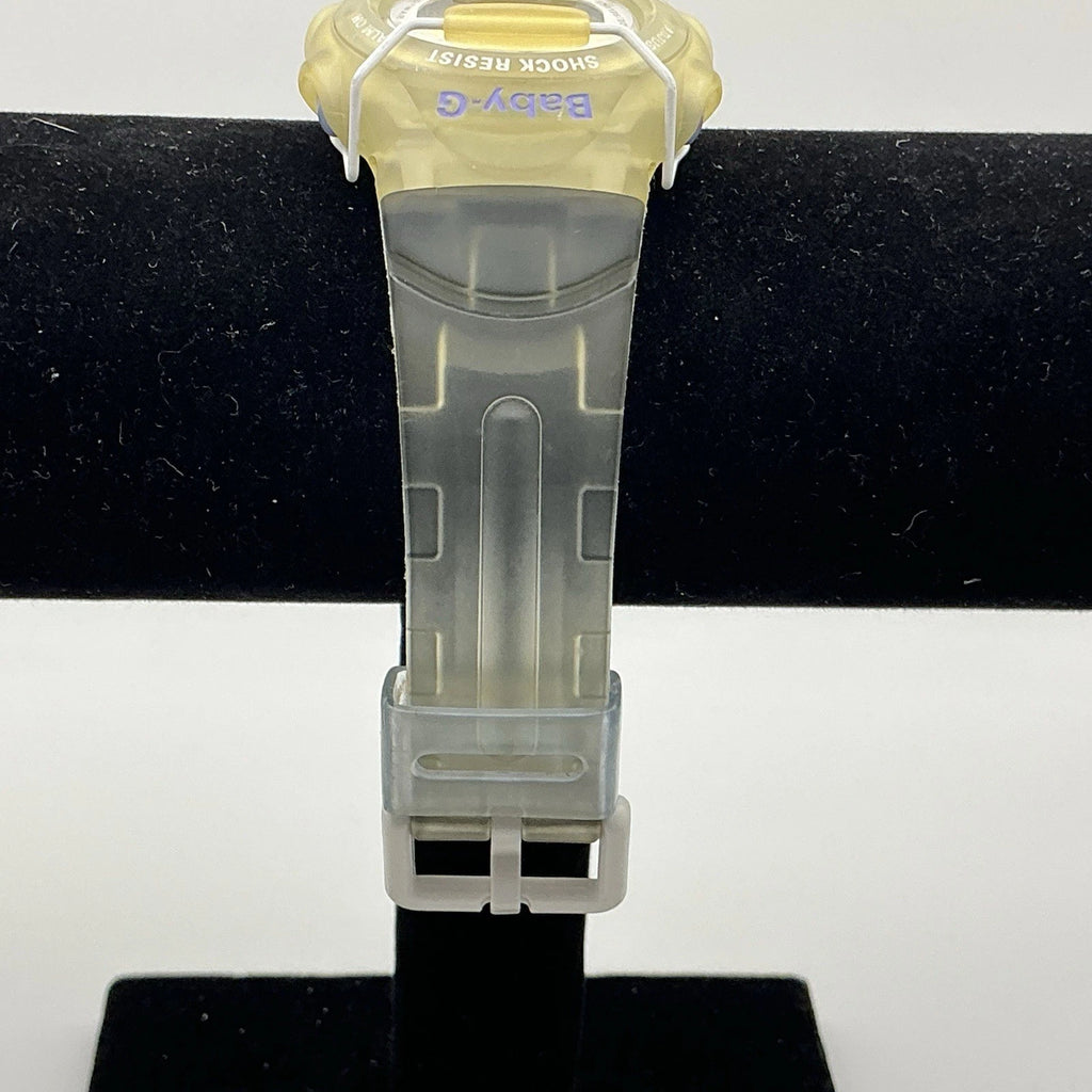 Vtg CASIO Baby-G Shock BG-142 Model 1564 Digital Unisex Watch Clear NEW BATTERY