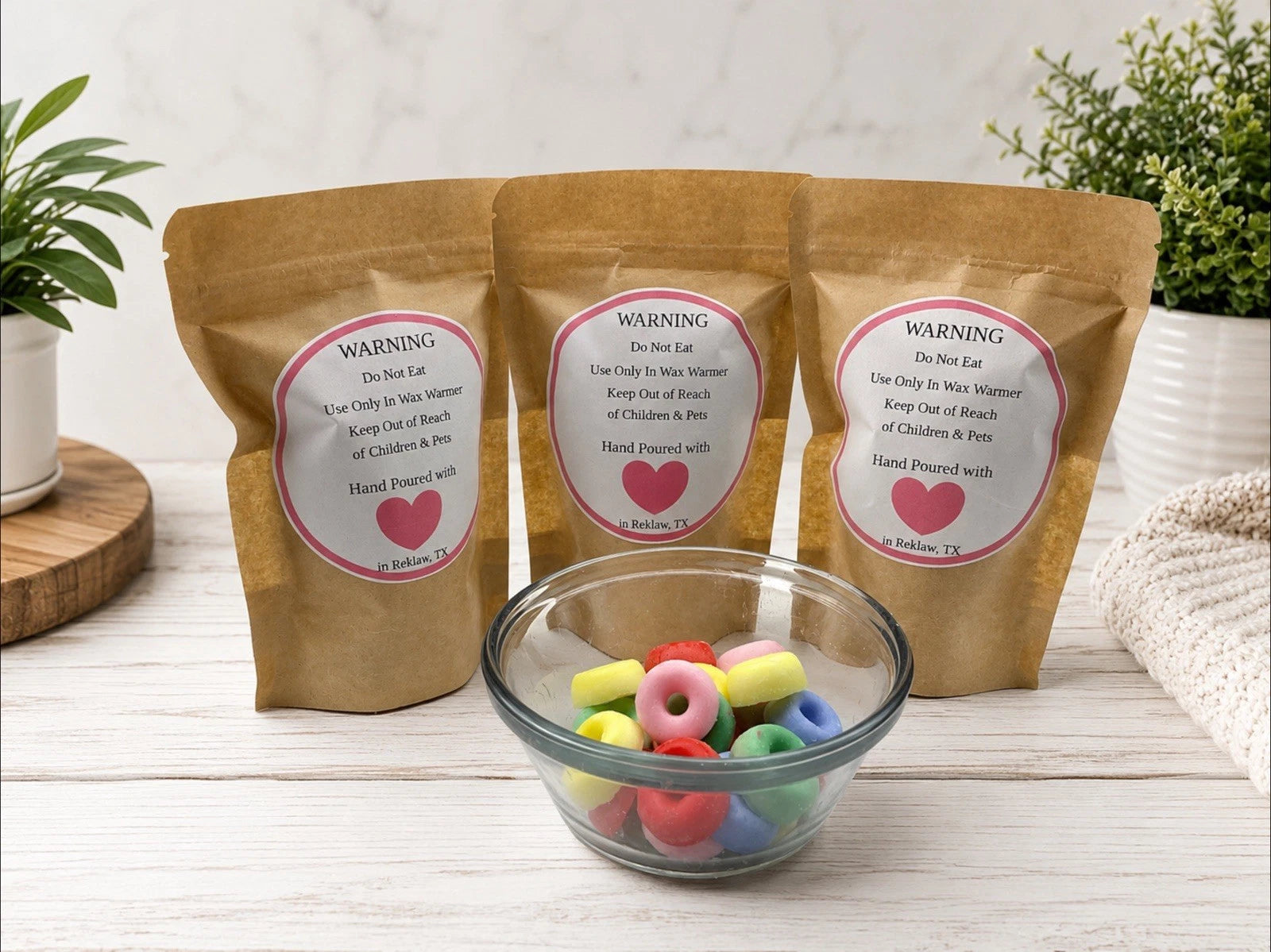 Mimi & B’s Loopy Goodness Wax Melts 3 Oz. Highly Scented Fruity Cereal Handmade