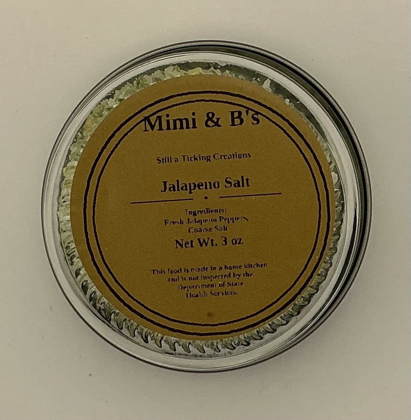 3 Ounce Jar Of Jalapeño Salt