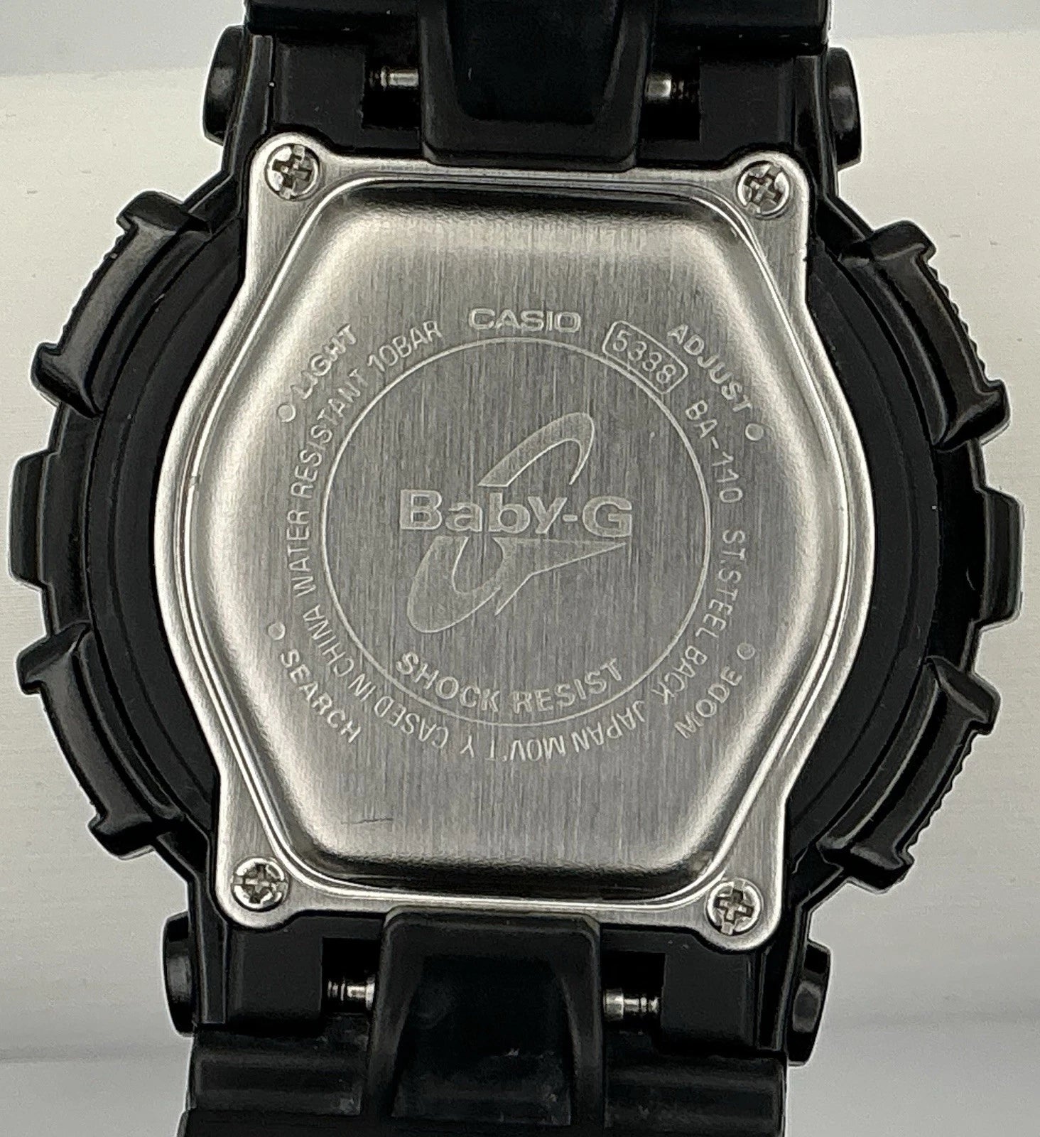 Casio BA110-1A (5338) Gold/Black Women's Glossy Ana-Digi Watch NEW BATTERY