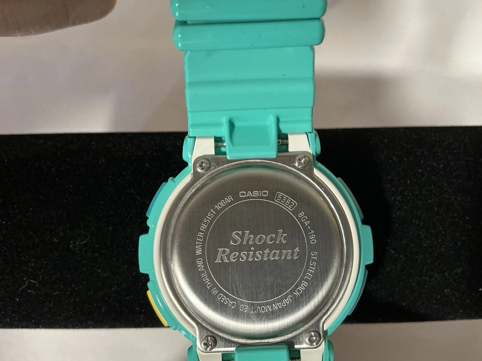 Casio Baby G 5382 BGA-190 Blue Digital Watch New Battery