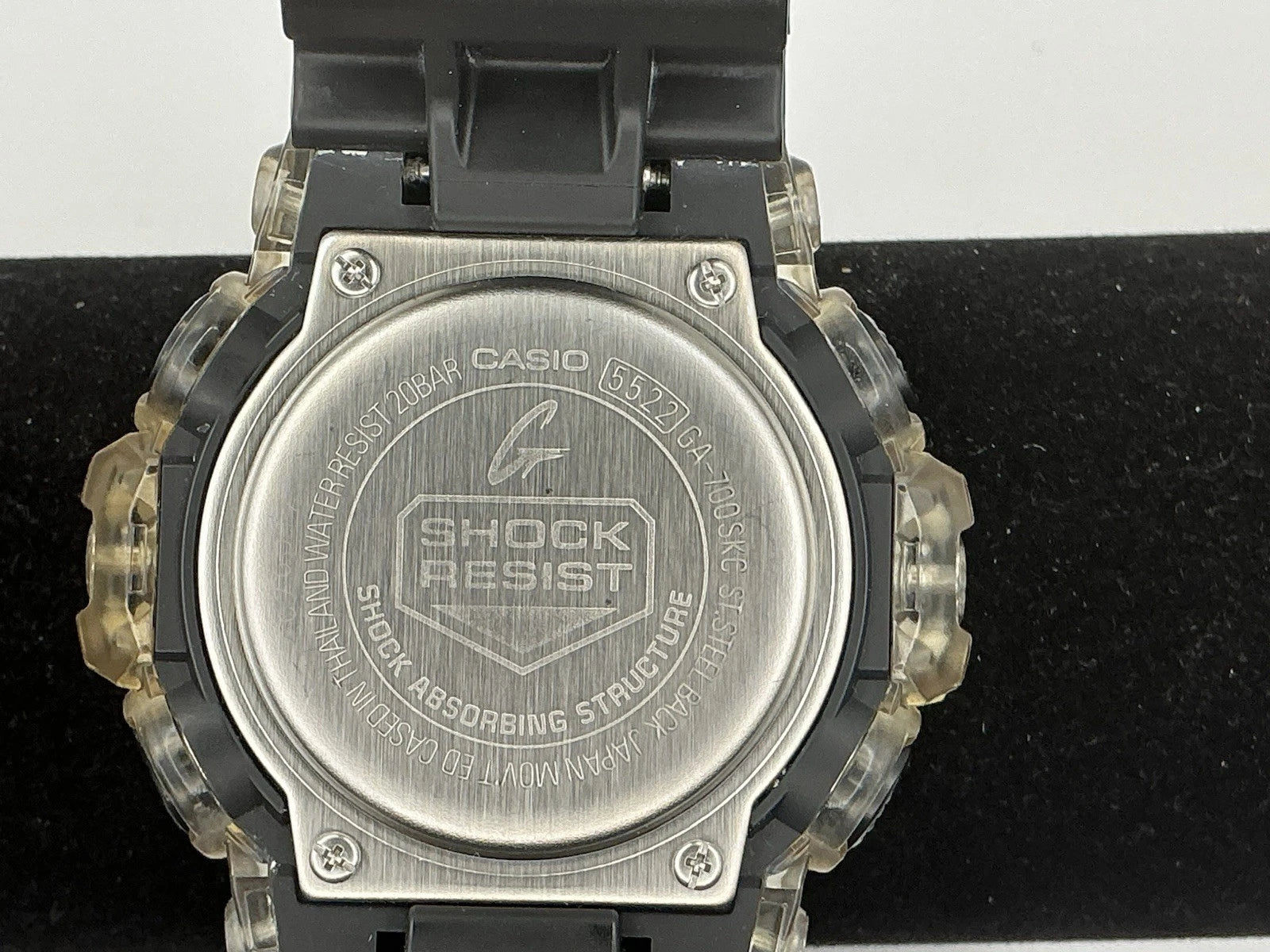 CASIO G Shock 5522 , GA -700 SKC /Grey Camo Skeleton Series/New Battery