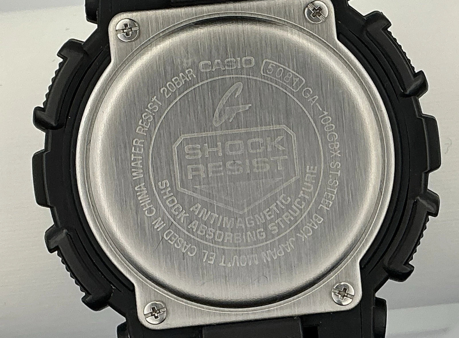 Casio G-SHOCK GA-100GBX-1A Model 5081 Black Gold Analog Digital New Battery