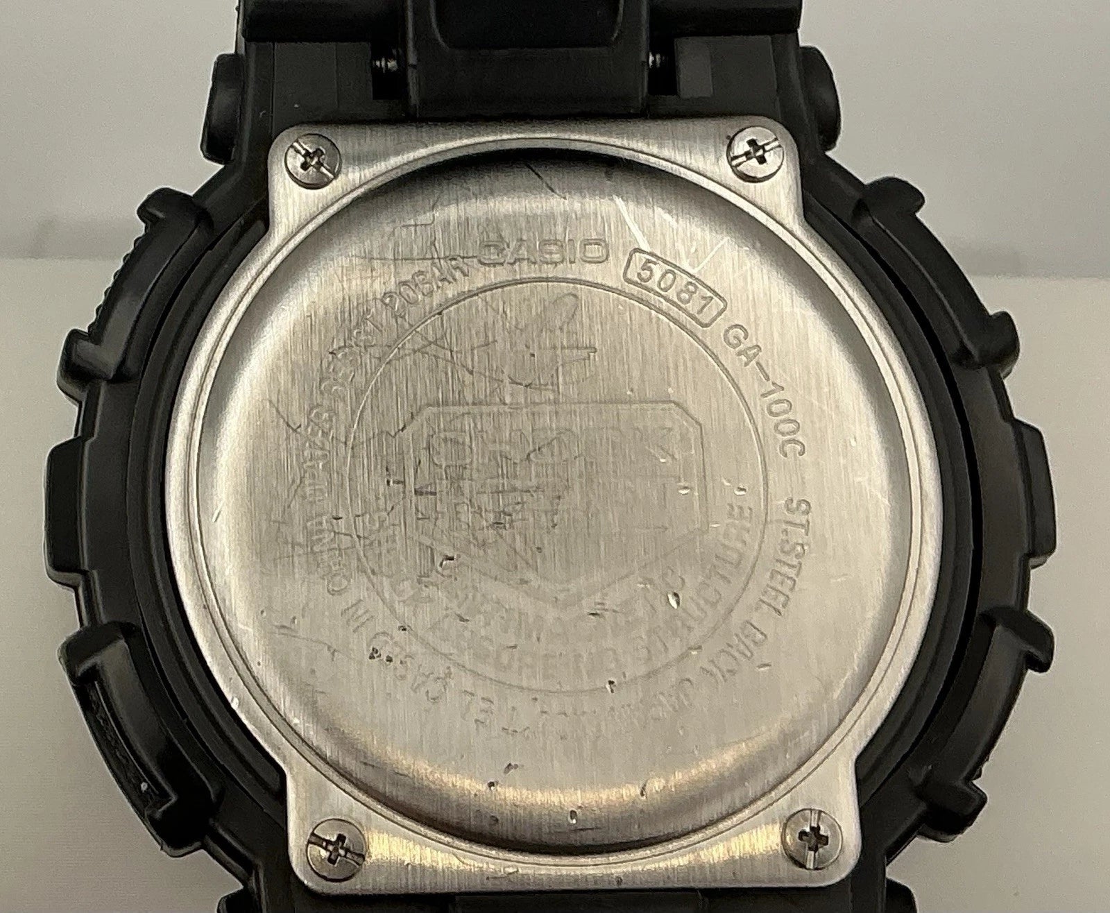 Casio G-Shock GA-100C Module 5081 Slate Gray Analog-Digital Watch