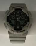 Casio G Shock GA100LG 5081 Light Gray Watch New Battery