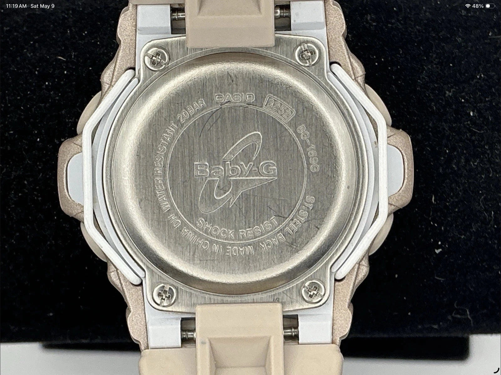 CASIO BG169G-4 (3252) Baby-G Brown/Rose Gold Women's Watch NEW BATTERY!