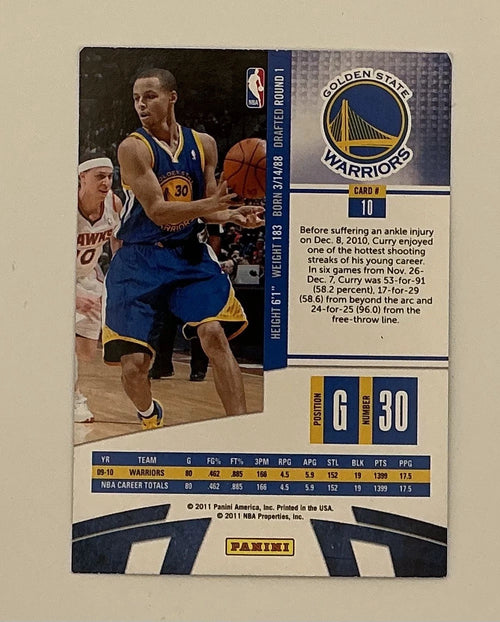 2010-11 Absolute Memorabilia - Stephen Curry #10