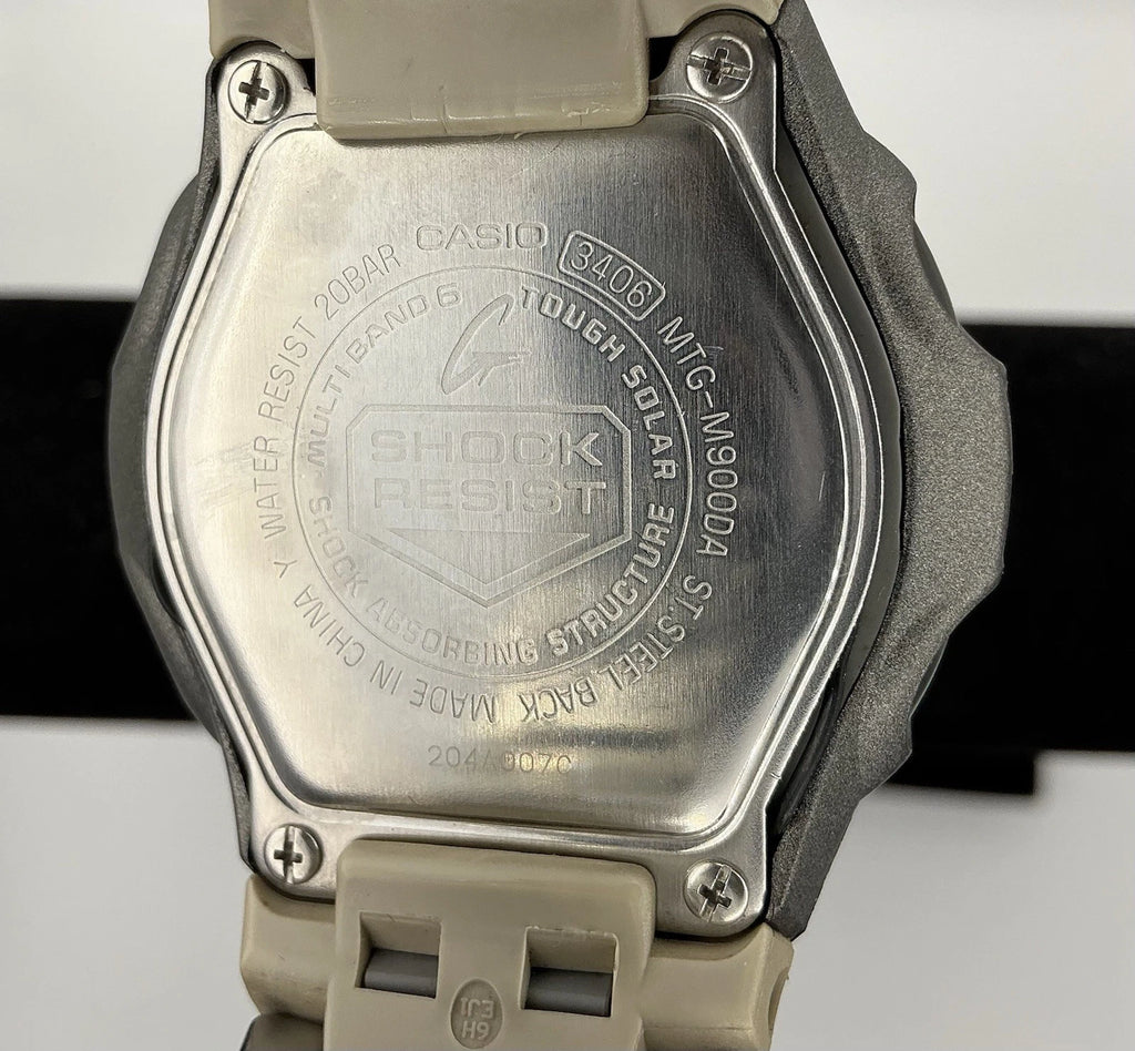 Casio Watch MTG 900DA G-Shock Tough Solar Atomic Digital New Battery
