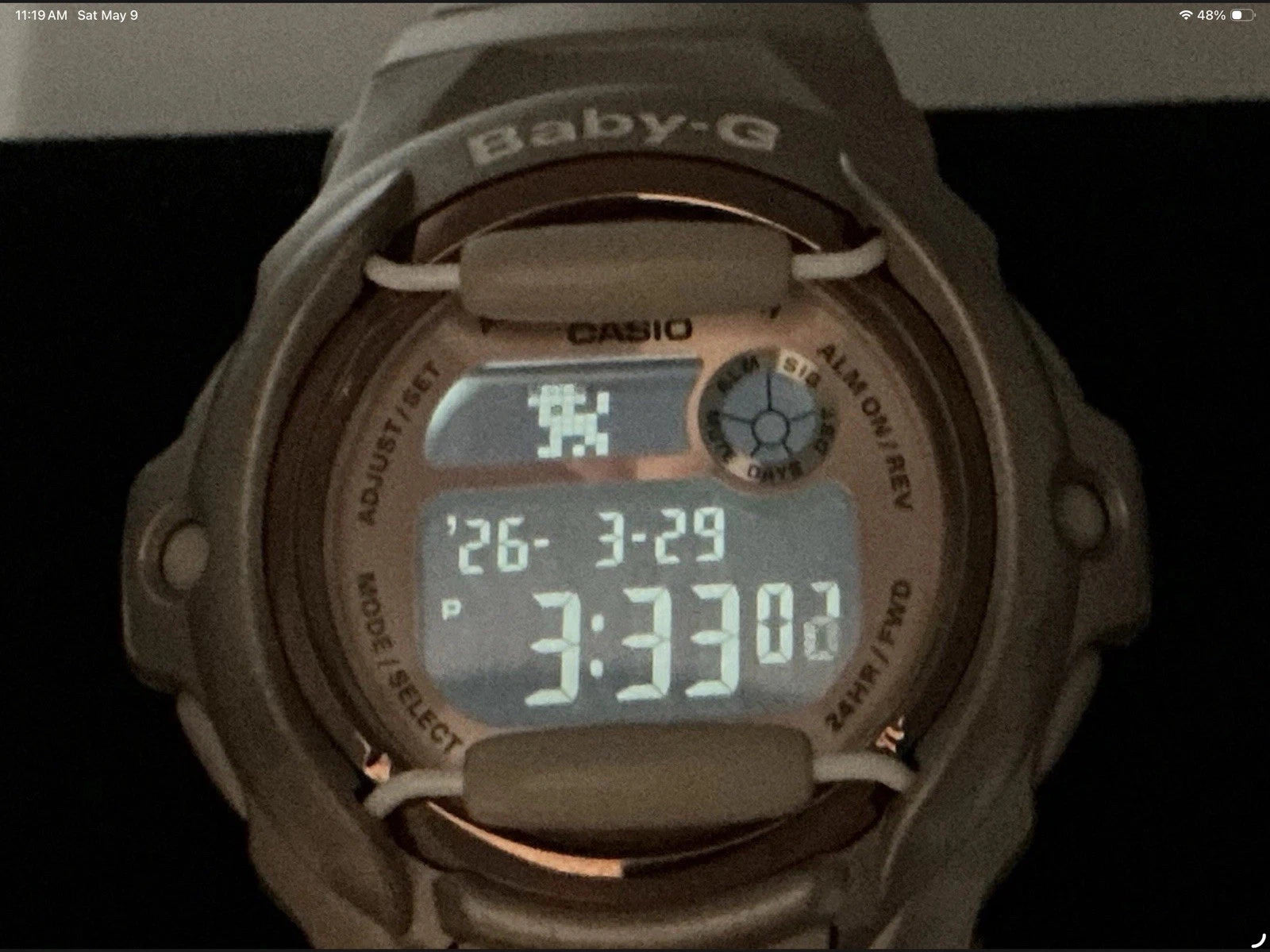 CASIO BG169G-4 (3252) Baby-G Brown/Rose Gold Women's Watch NEW BATTERY!