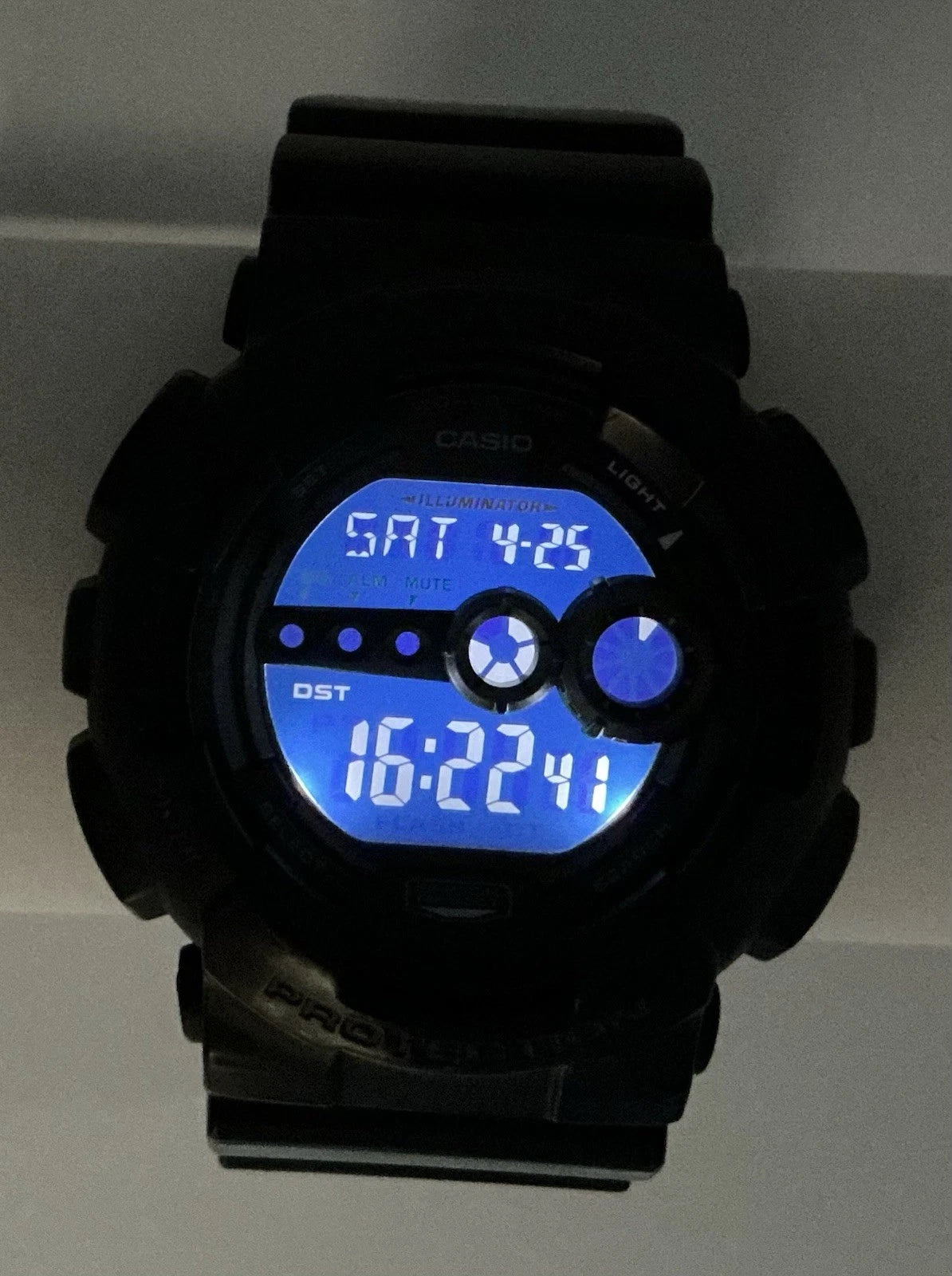 Casio G Shock Watch Men Digital Black 3263 GD-100 Water Resistant New Battery