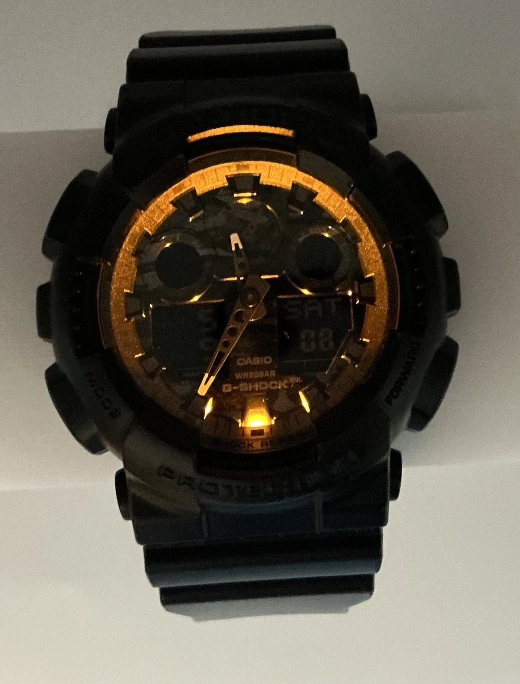 Casio G-Shock GA-100CF Quartz 51mm Men's Digital Analog New Battery