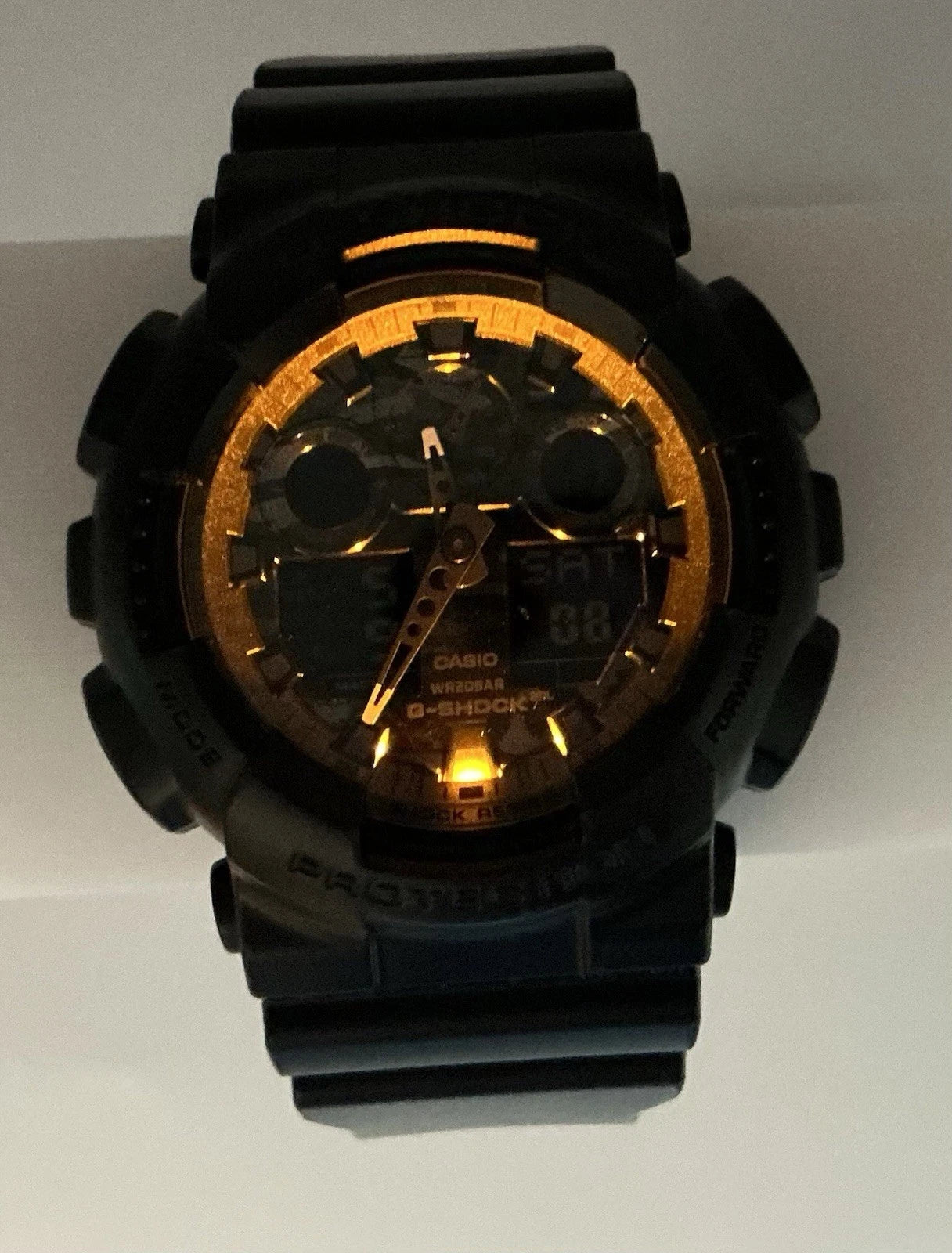 Casio G-Shock GA-100CF Quartz 51mm Men's Digital Analog New Battery