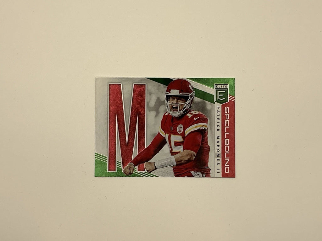 PATRICK MAHOMES Pat 2019 Donruss Elite Spellbound M #SP-5 Football INSERT CARD!