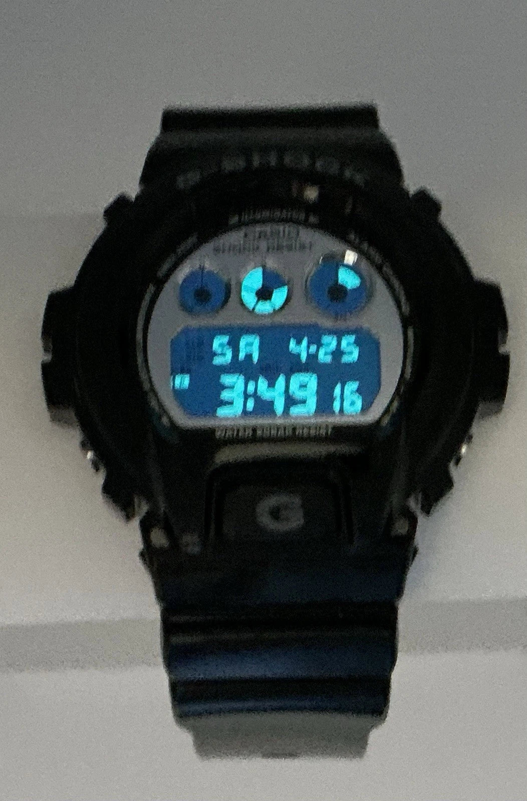 Casio G-Shock DW-6900NB Chrome Dial Digital Watch 3230 New Battery