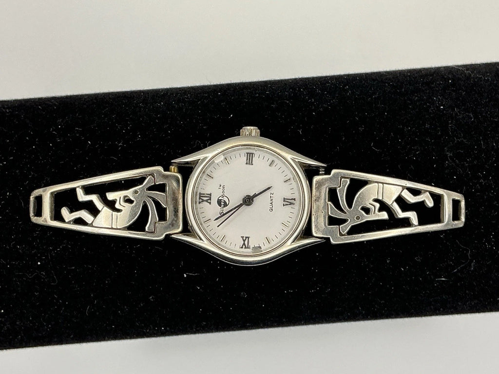 Native American Watch Kokopelli 925 Sterling Silver New Battery  Mimi and B's Still A Ticking (1
