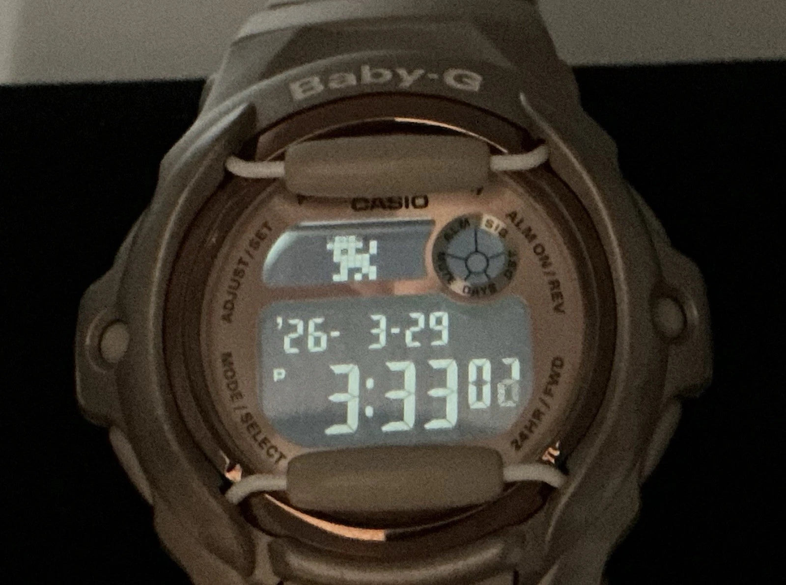 CASIO BG169G-4 (3252) Baby-G Brown/Rose Gold Women's Watch NEW BATTERY!