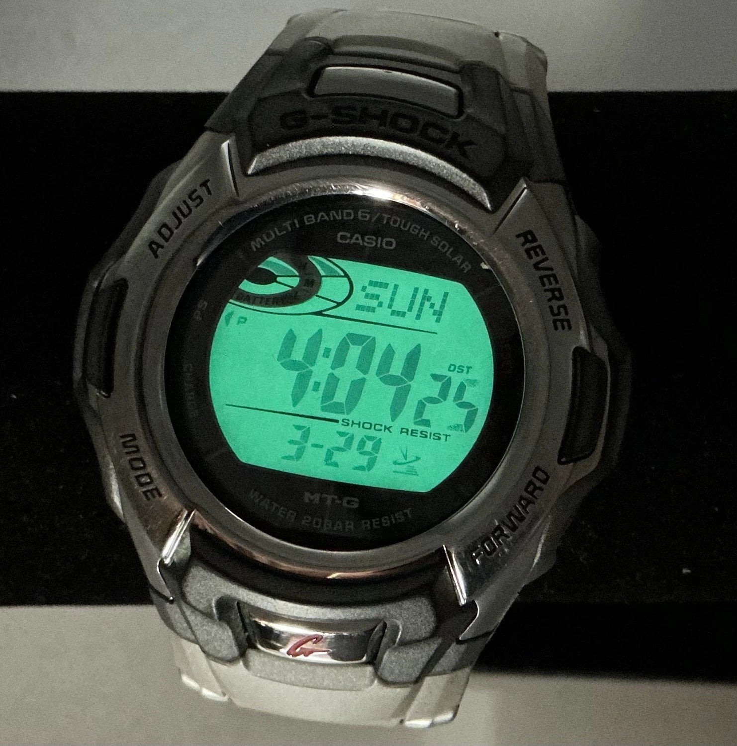 Casio Watch MTG 900DA G-Shock Tough Solar Atomic Digital New Battery