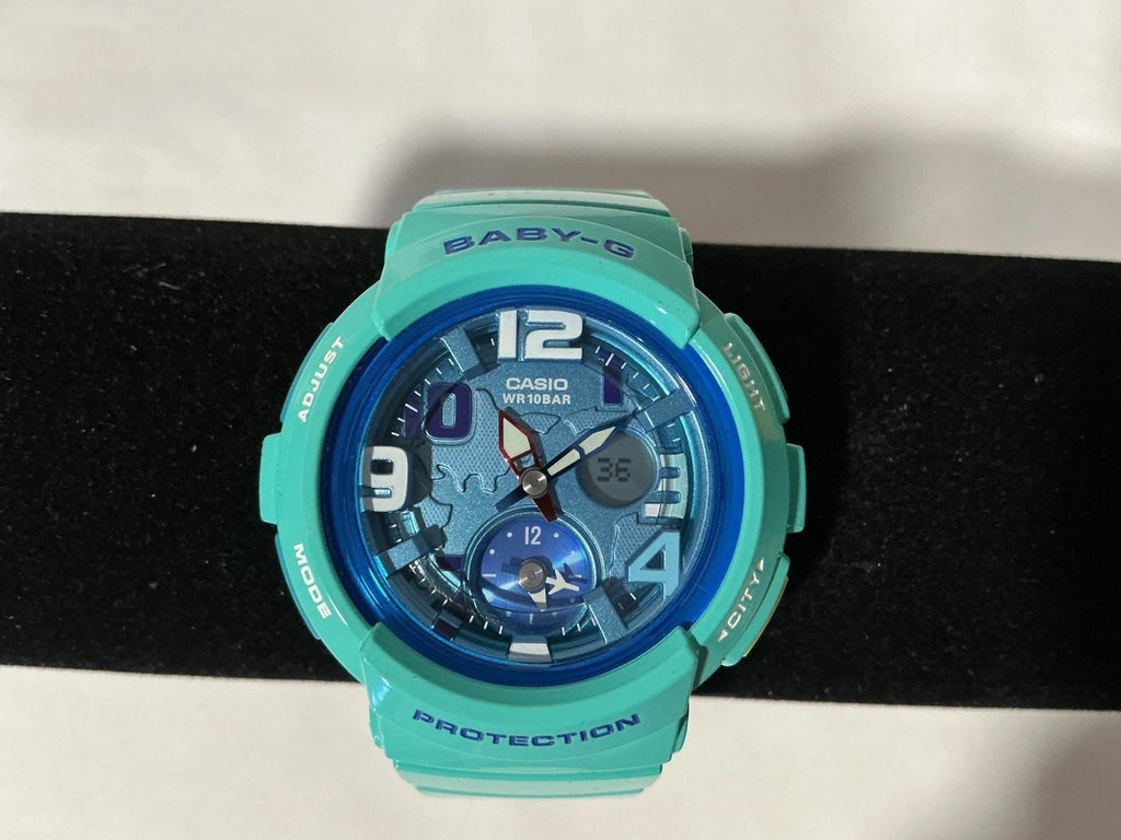 Casio Baby G 5382 BGA-190 Blue Digital Watch New Battery