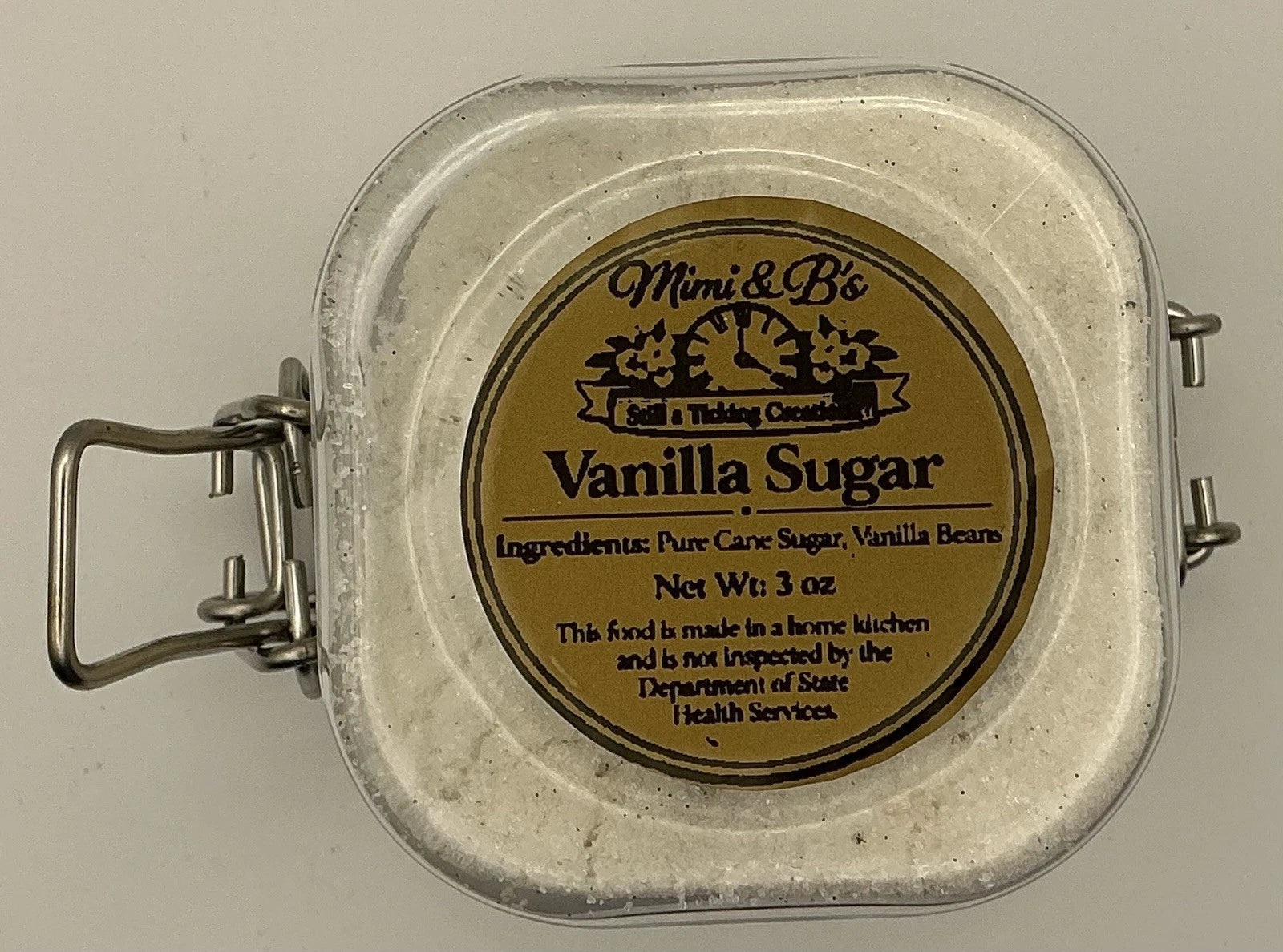 4 Ounce Jar Vanilla Sugar