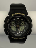 Casio G-SHOCK GA-100GBX-1A Model 5081 Black Gold Analog Digital New Battery