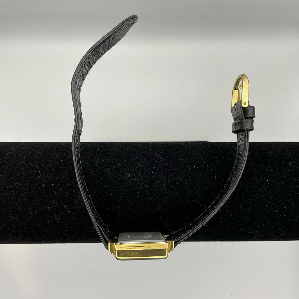 Flagtime Australia Flag Watch Rectangular Gold tone Black Band New Battery