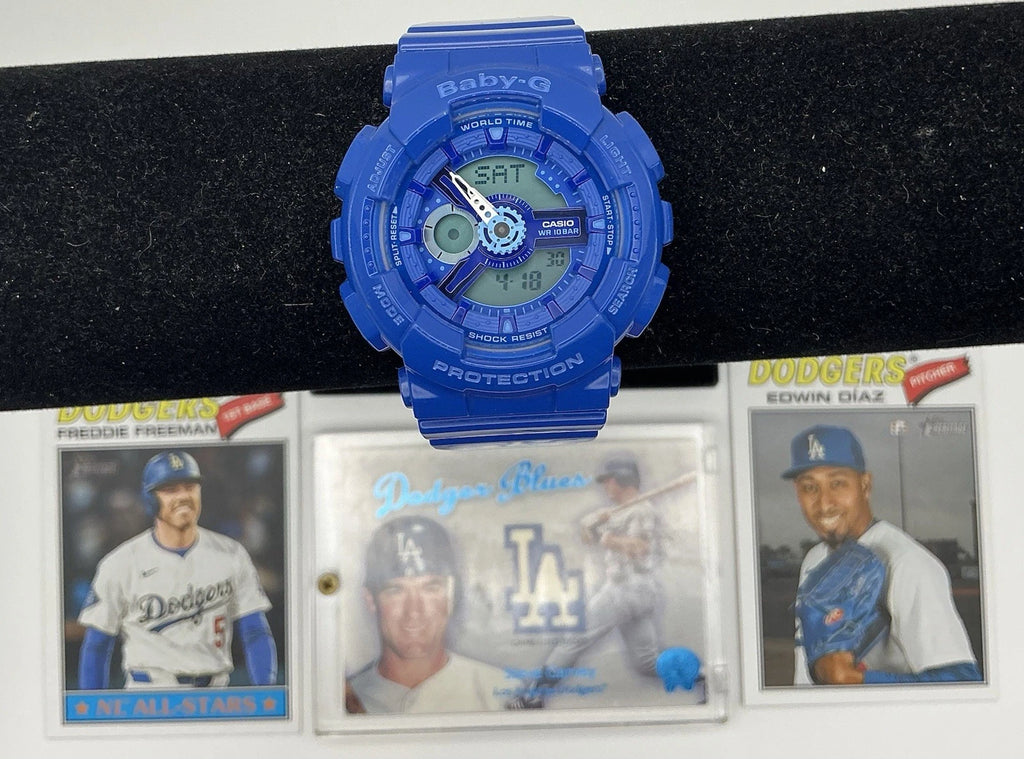 Casio Baby-G Women Watch BA-110BC-2A, 3 Dodger Trading Cards Garvey Freeman Diaz