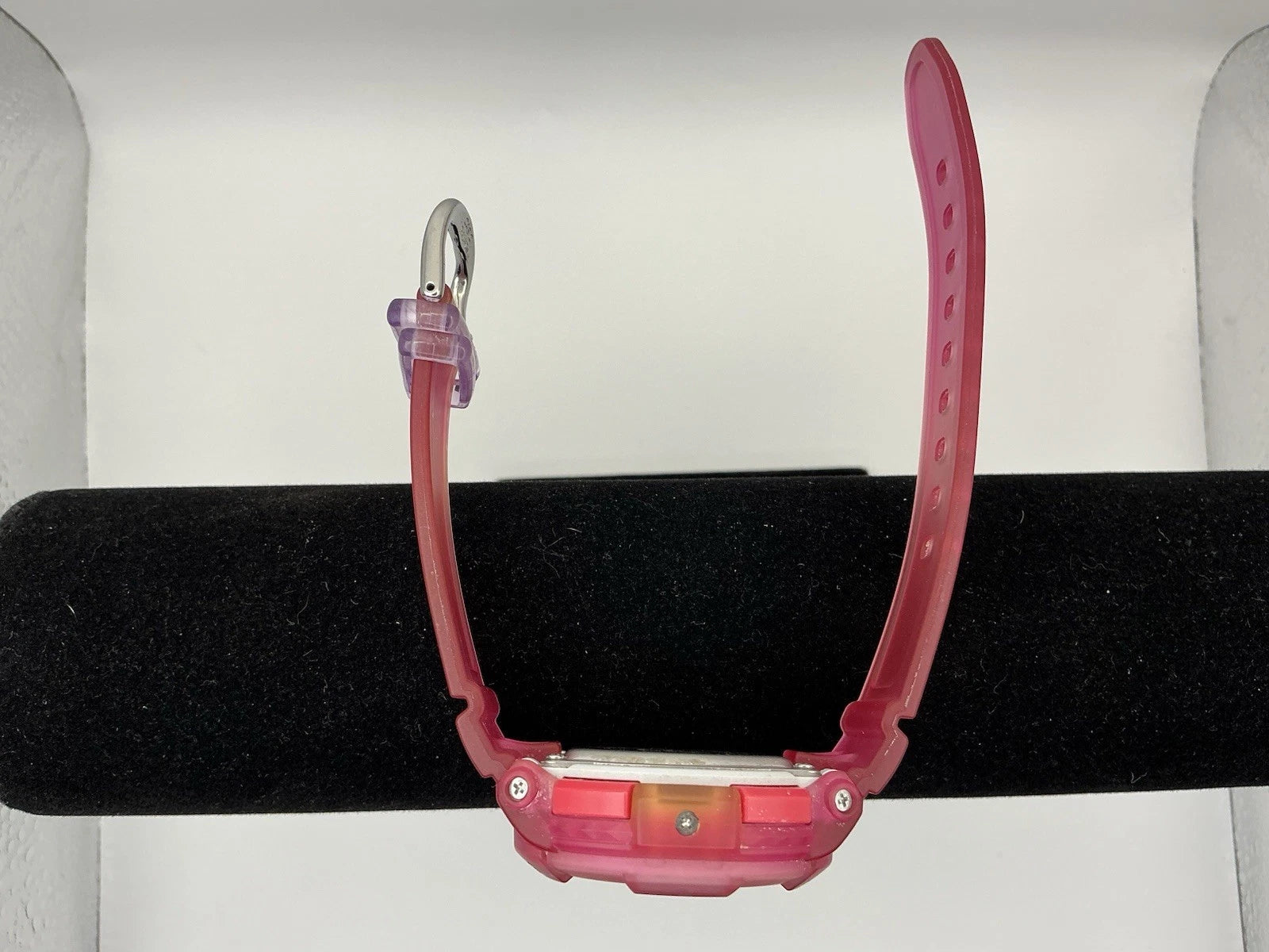 CASIO vintage BGA-130 PINK Analog Digital Neon Dial Baby-G Watch-New Battery
