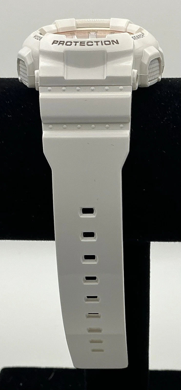 Casio Baby-G BA-110 Module 5338 White &amp; Rose Gold Analog-Digital Watch