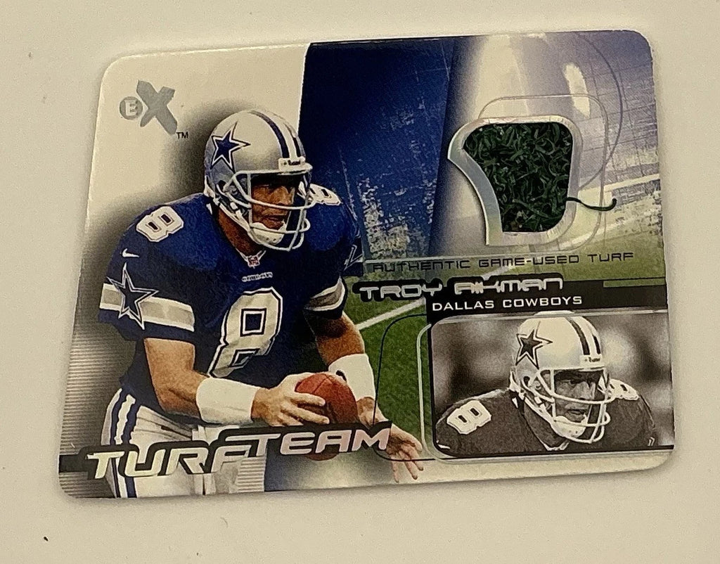 2001 Fleer EX Turf Team Troy Aikman #10