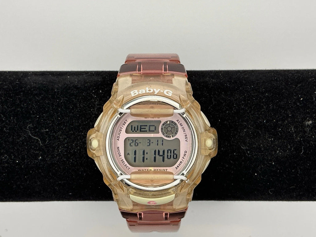 Casio BG169R (3252) Baby-G Clear/Pink Women's Watch NEW BATTERY!