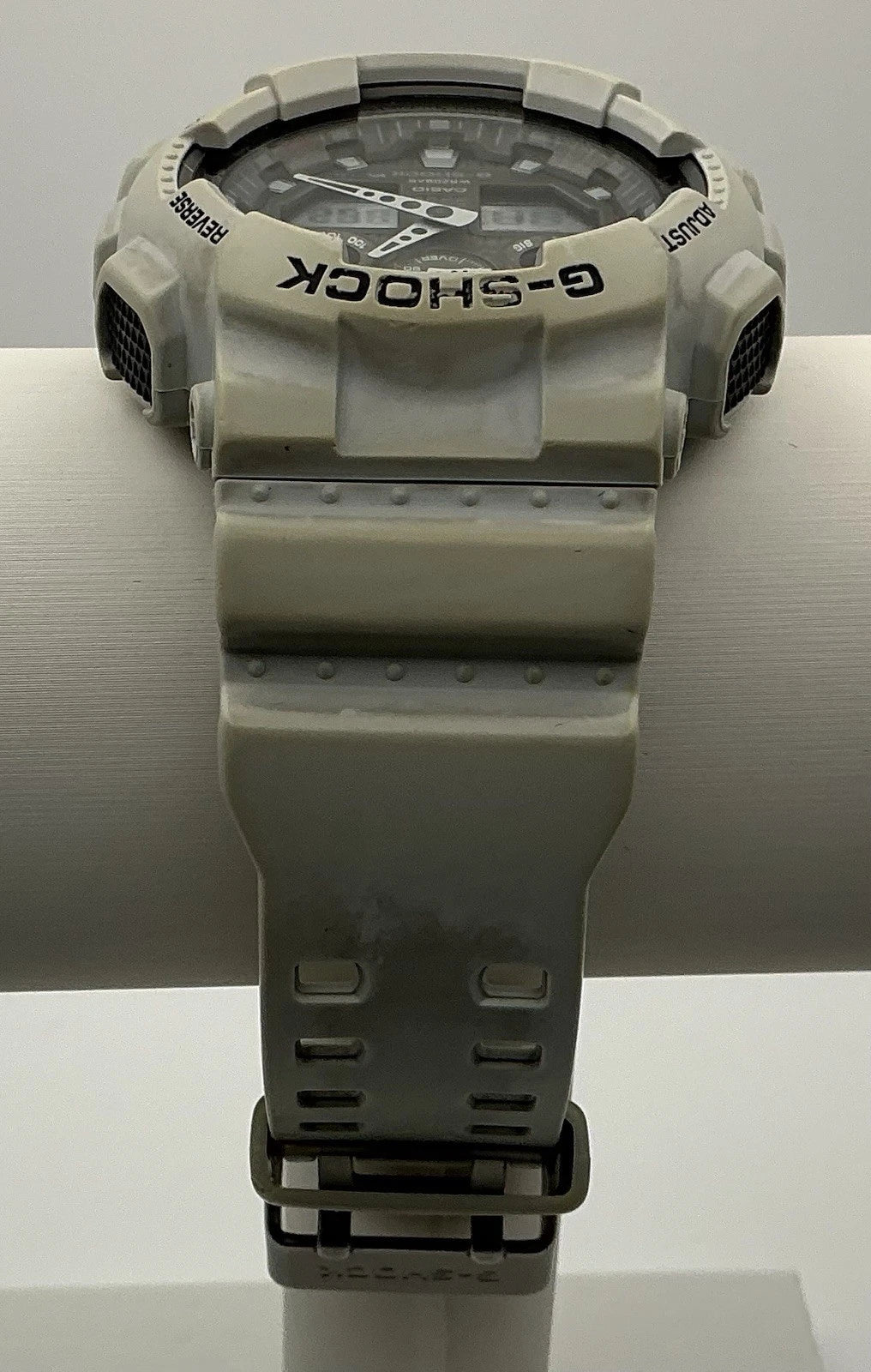 Casio G Shock GA100LG 5081 Light Gray Watch New Battery