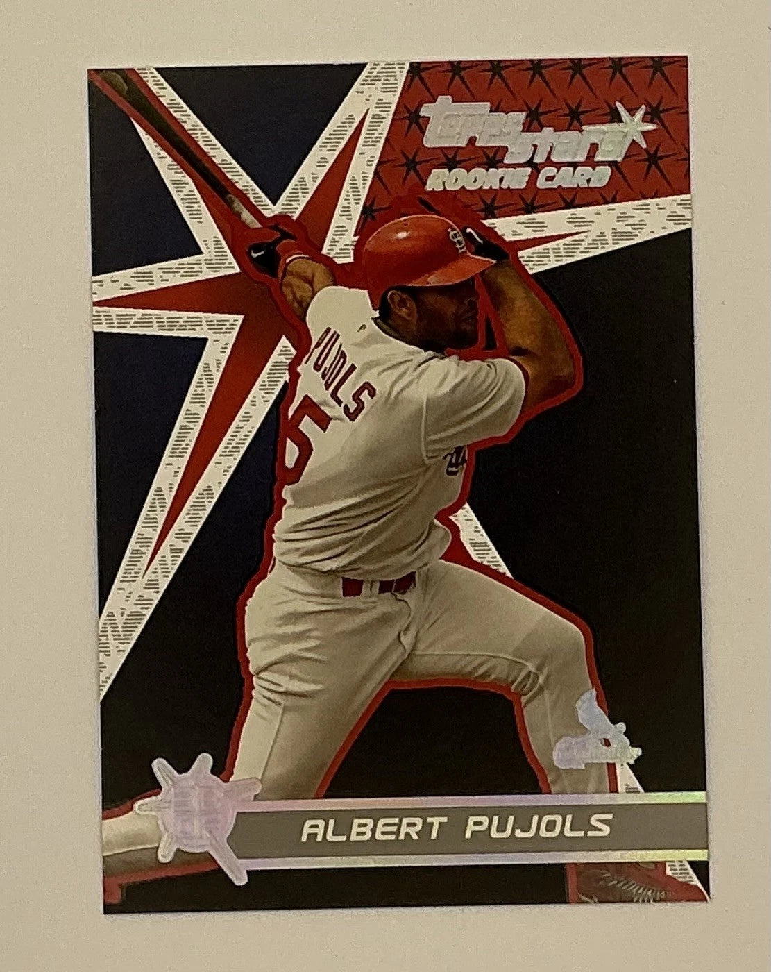 Albert Pujols 2001 Topps Stars Rookie Rookie Card #198 in screwdown (ap86)