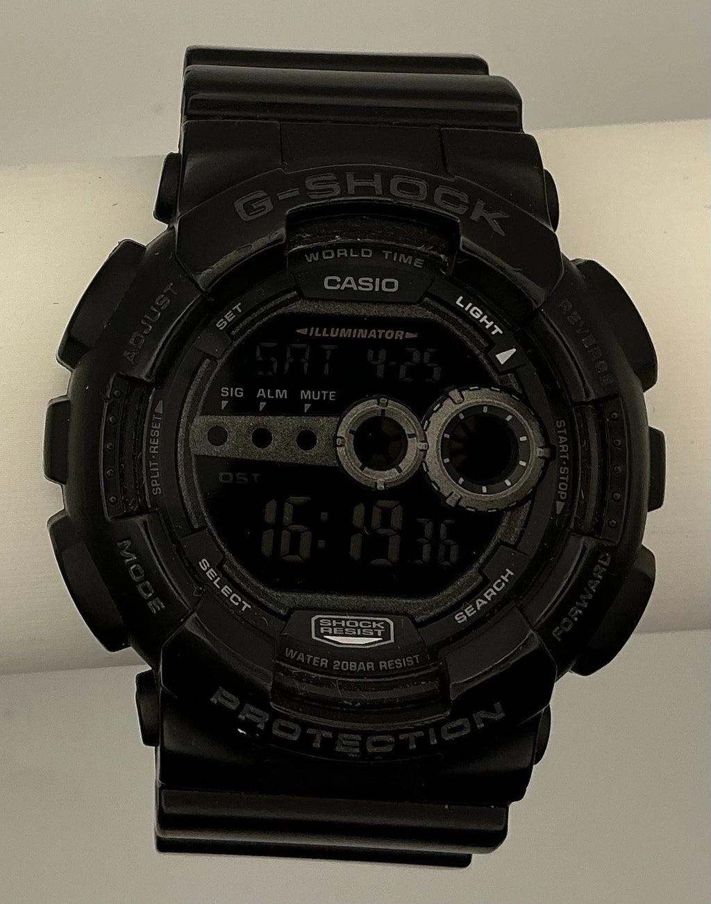 Casio G Shock Watch Men Digital Black 3263 GD-100 Water Resistant New Battery