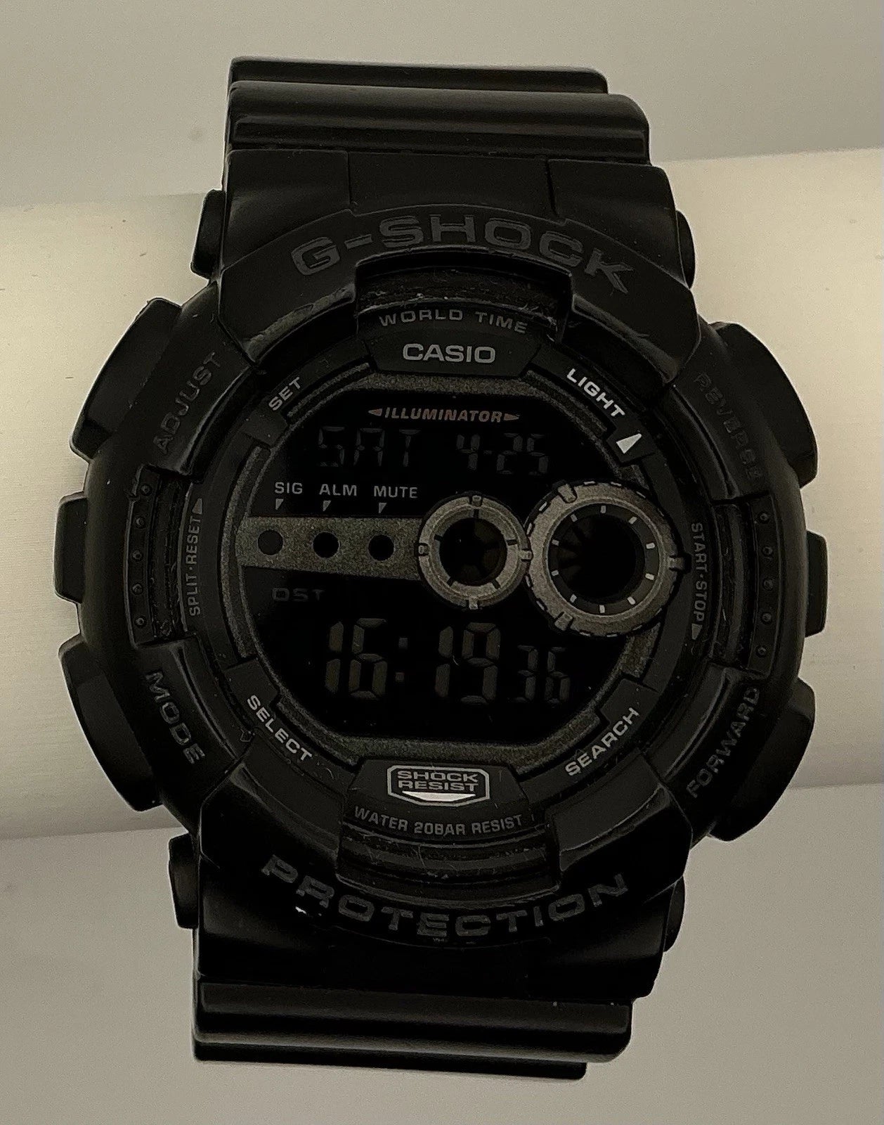 Casio G Shock Watch Men Digital Black 3263 GD-100 Water Resistant New Battery