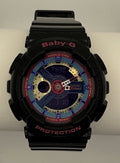Casio Baby-G BA-112 Module 5338 Analog-Digital Watch – Black Multi-Color